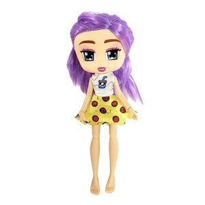 Boxy Girls Everly Doll Purple Lavender Hair Gray Eyes Outfit  Fashion Doll Toy